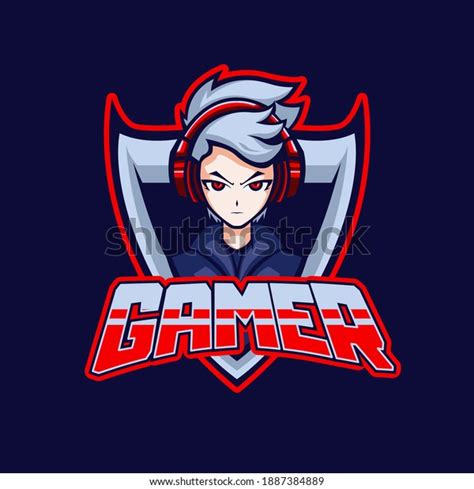 Boy Gamer Mascot Logo Esport Team Stock Vector (Royalty Free ...