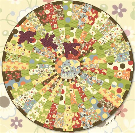 Free Pattern - Freebird Circle Quilt by Momo