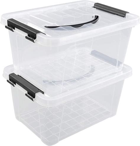 Clear Plastic Storage Bins With Hinged Lids at Candace Pickens blog