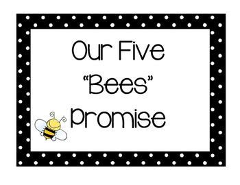 Bee Themed Class Rules | Bee theme, Class rules, Bee