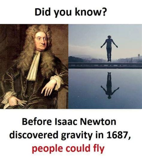 Isaac Newton Apple Meme