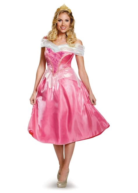 Disney Princess Aurora Pink Womens Dress Costume - Princess Costumes