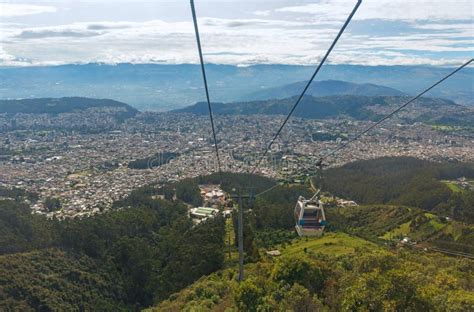 Cable Car, Pichincha Volcano, Quito, Ecuador Stock Image - Image of ...