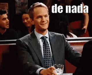 De Nada Que Isso Barney Stinson HIMYM GIF - Youre Welcome Barney ...