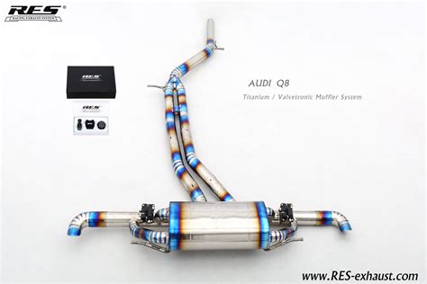 Exhaust system Audi Q8 3.0T Titanium