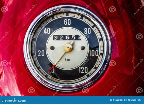 Old vintage speedometer stock photo. Image of dust, metal - 146283244