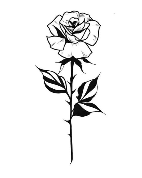 Black Rose Tattoo Design - TATTOO ON HAND