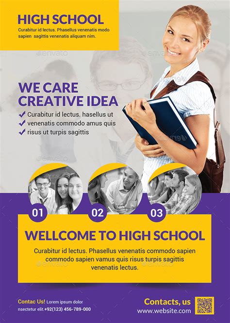 High School Flyer by afjamaal | GraphicRiver