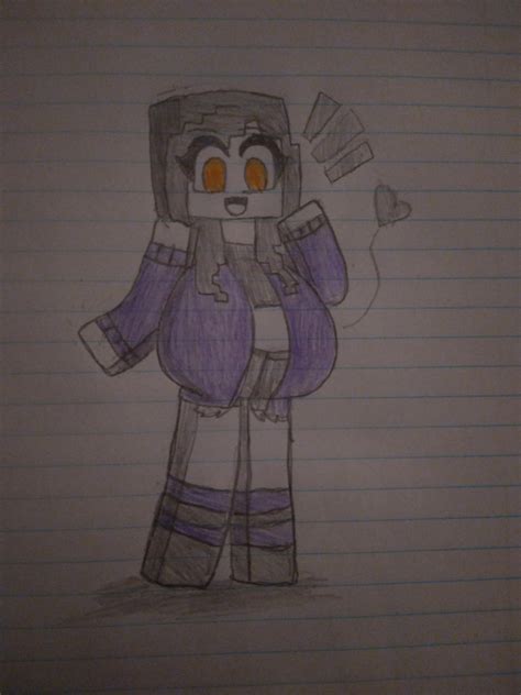 Aphmau pregnant (thumbnail artstyle) by InkCody2004 on DeviantArt