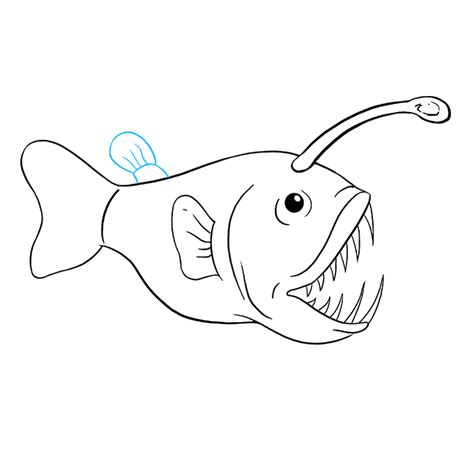 How to Draw an Angler Fish - Really Easy Drawing Tutorial