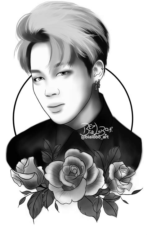 Jimin BTS Fanart byBiaLobo by BiaLobo on DeviantArt