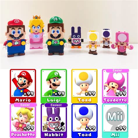 New Super Mario Bros. U character selection : r/LEGOMario