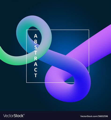 Abstract colorful curve line Royalty Free Vector Image