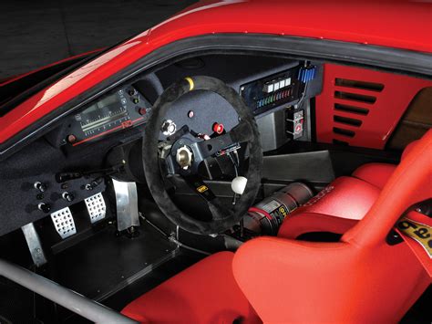 1988, Ferrari, F40, Classic, Supercar, Race, Racing, Interior ...