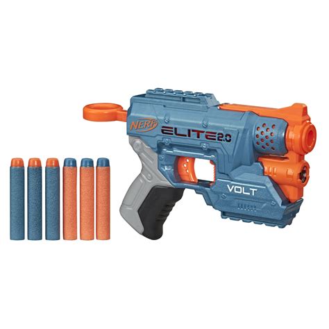 Nerf Elite 2.0 Volt SD-1 Blaster, 6 Official Nerf Darts, 2 Tactical ...