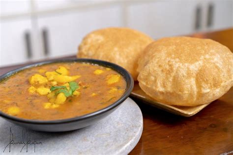 Poori Aloo Bhaji Recipe | Puri Bhaji Banane Ki Recipe | Aloo Puri Bhaji ...