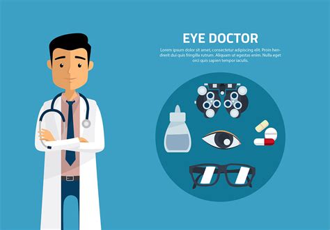 Eye Doctor Cartoon Vector 139211 Vector Art at Vecteezy