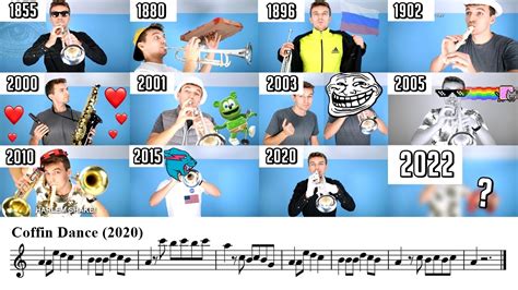 Evolution of Meme Songs BUT.. It's with Sheet Music / Notes! Chords ...