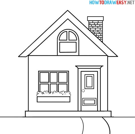 How to draw a cartoon house – Artofit