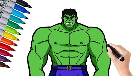 Hulk Drawing Easy