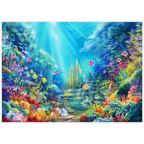 Underwater Castle Little Mermaid