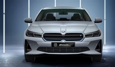 2023 BMW i5 Electric Sedan shows its face in a new rendering