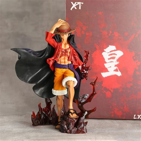 New 25cm Wano Black Coat Luffy Figure One Piece Anime - Etsy Australia