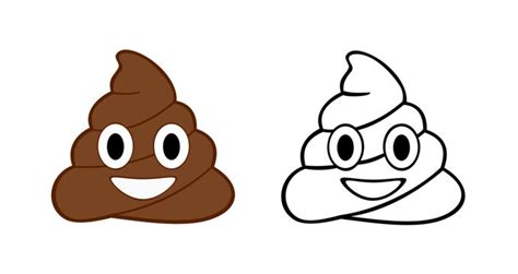 Shocked Poop Emoji Cartoon Vector Clipart FriendlyStock, 42% OFF