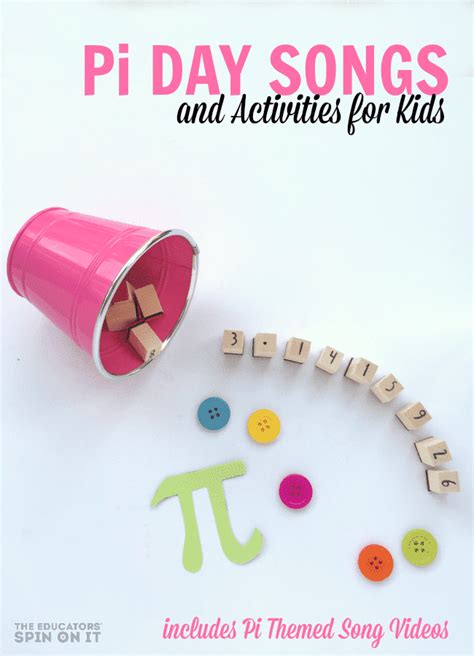 Pi Day Songs and Activities for Kids - The Educators' Spin On It