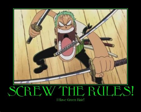 I Have Green Hair! roronoa zoro by preetkiran1016 on DeviantArt