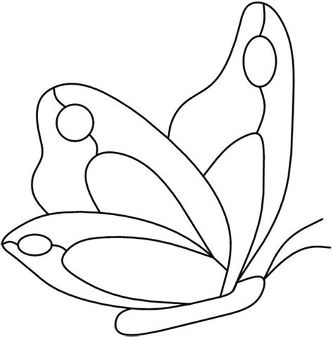 Butterfly Outline Pattern - Cliparts.co