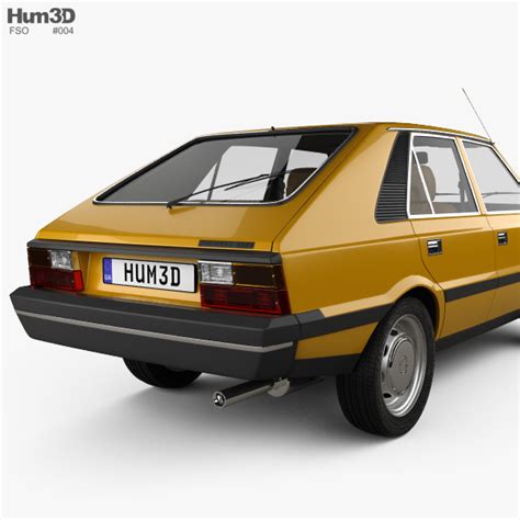 FSO Polonez with HQ interior 1978 3D model - Vehicles on Hum3D