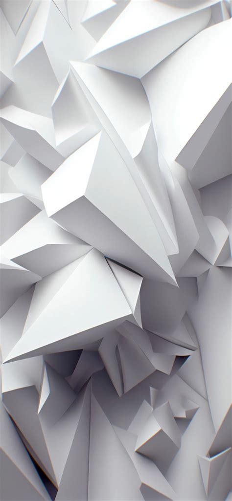 White Geometric Wallpapers iPhone - Aesthetic White Wallpaper