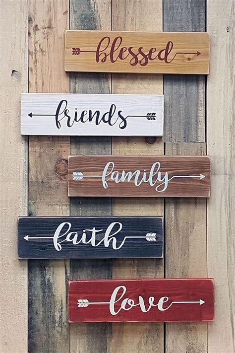 Lovelyving | Diy wood signs, Rustic wood signs, Wood signs