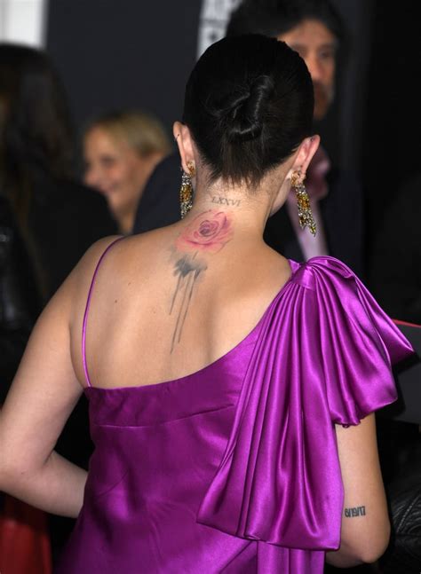 Selena Gomez's Rose Neck Tattoo | Selena Gomez's 17 Known Tattoos: A ...