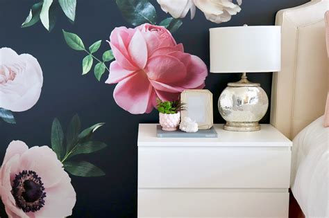 restlessrisa: Floral Wall Decals, and Master Bedroom Facelift