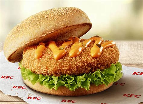 KFC Burger Menu with price in India