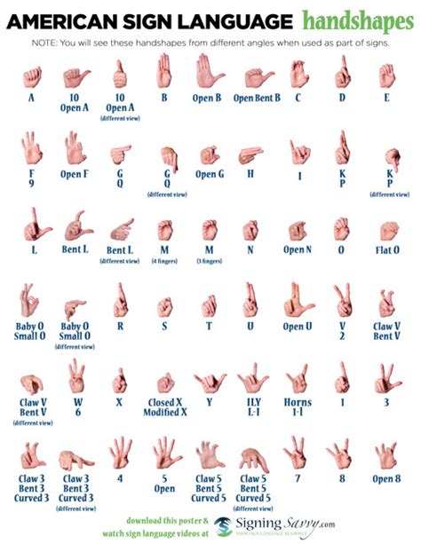 Free Asl Printables