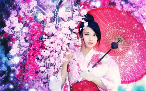 Japanese Geisha Wallpaper (68+ pictures) - WallpaperSet