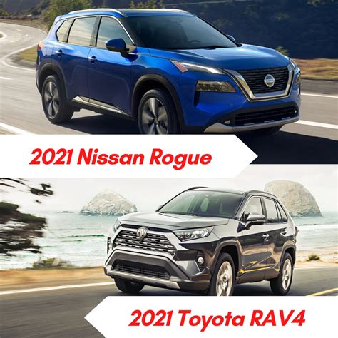 2021 Nissan Rogue vs. 2021 Toyota RAV4 Comparison