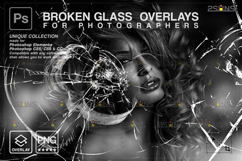 Broken Glass Photoshop Overlay & Halloween Photoshop overlay - Invent ...