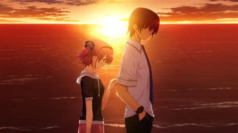 Anime Couple Sunset Wallpapers - Top Free Anime Couple Sunset ...