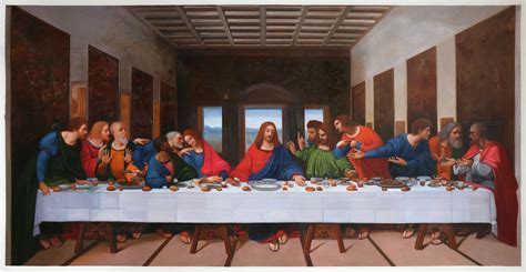 The Last Supper Leonardo Da Vinci Hand-painted Oil Painting - Etsy Ireland