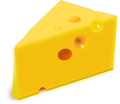 slice of cheese - Clip Art Library