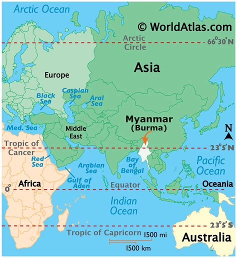 Myanmar Maps & Facts - World Atlas