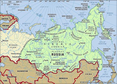 Siberia Location On World Map - Tourist Map Of English