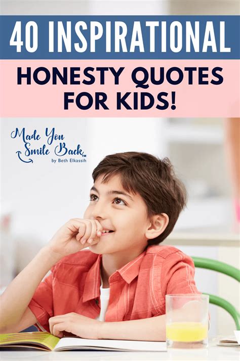 40 Inspirational Honesty Quotes for Kids