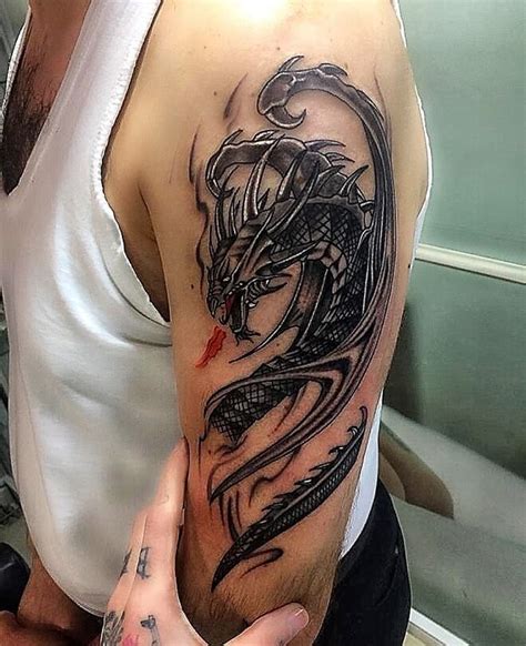 30 Best Dragon Tattoo Ideas for Men | Cool Dragon Tattoos Designs ...