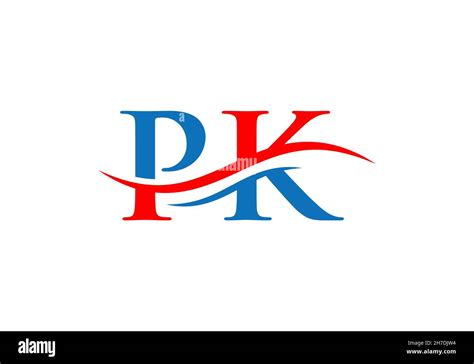 PK logo. Monogram letter PK logo design Vector. PK letter logo design ...