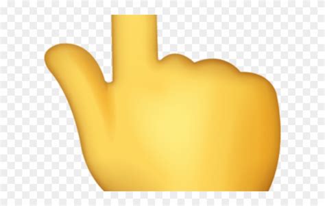 Hand Emoji Clipart Pointed Finger - Pointing Up Emoji Png Transparent ...